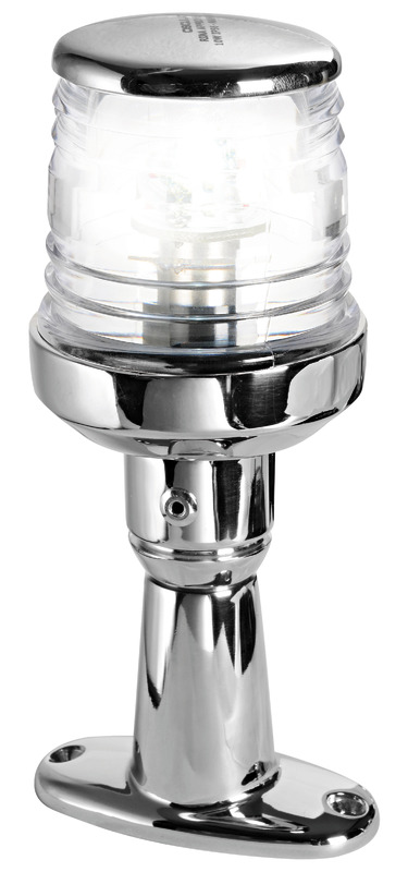 11 132 12 New12 Jpg 11.132.12 Fanale 360° led con basetta inox Osculati