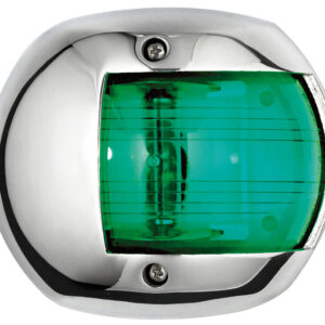 11 410 01 Fanale Classic 12 Rosso Nero Osculati 11.406.02 Fanale Compact 12 inox verde Osculati