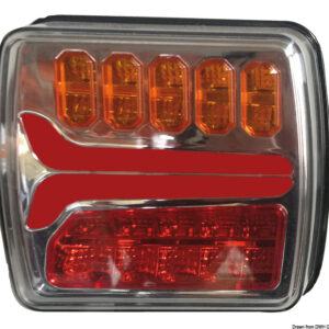 02 021 32 Fanale Posteriore Sinistro 4 Funzioni Osculati 02.021.29 Fanale posteriore sinistro LED dinamico Osculati