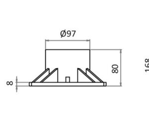 48 660 02 Colonnina Light 45 Cm Base Lucida Osculati 48.660.01 Colonnina light 30 cm base lucida Osculati