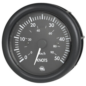 27 525 01 Spidometro 0 50 Nodi 12 V Bianco Con Totalizzatore Osculati 27.424.01 Spidometro 0-50 nodi 12 V nero Osculati