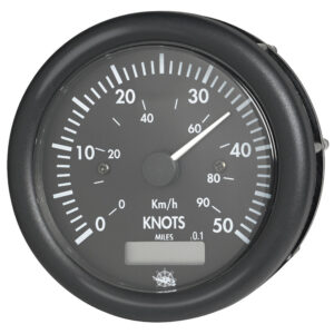 27 525 01 Spidometro 0 50 Nodi 12 V Bianco Con Totalizzatore Osculati 27.425.01 Spidometro 0-50 nodi 12 V nero con totalizzatore Osculati
